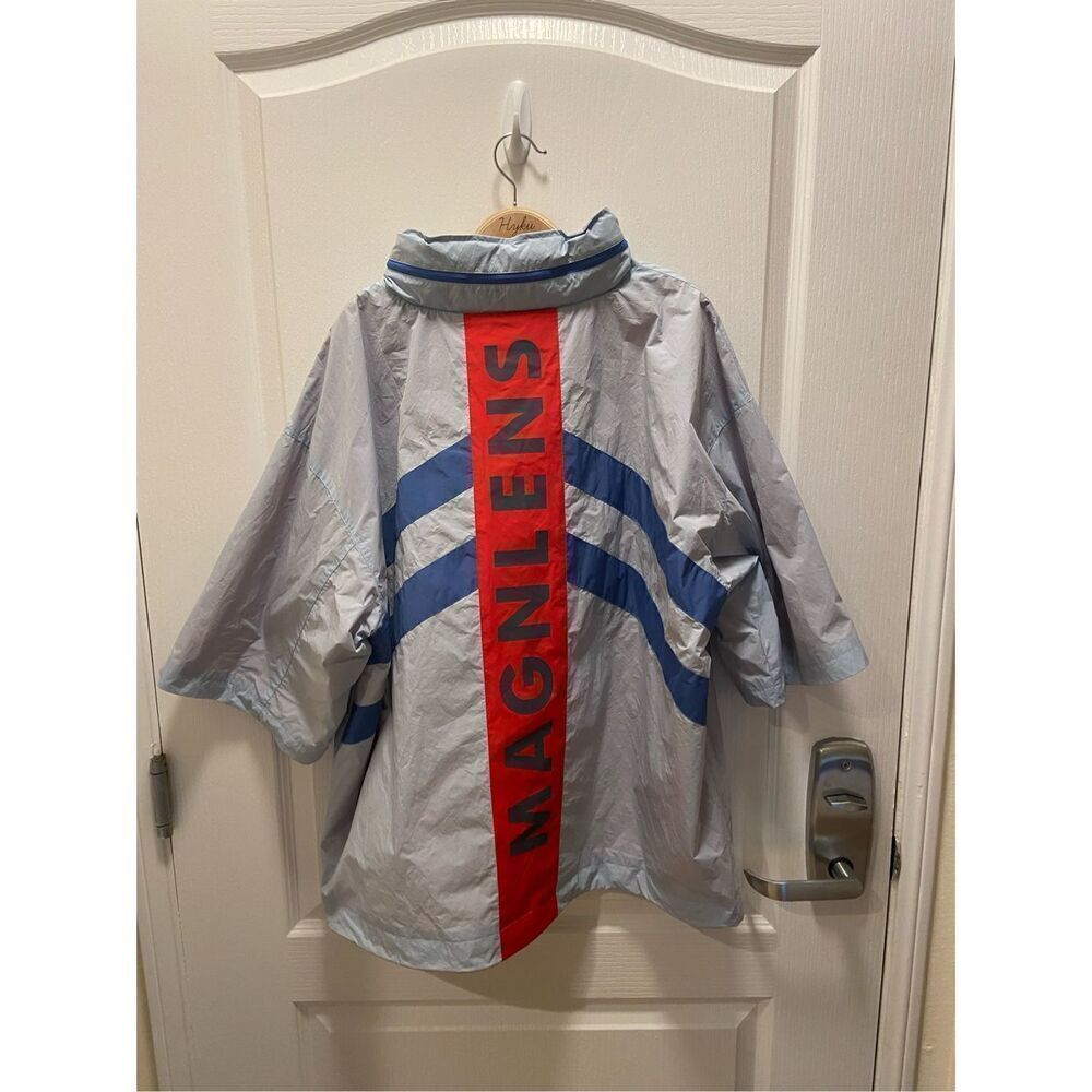 MAGNLENS Blue ANORAK  ACTIVE Lightweight Windbreaker Jacket NWOT $285 - Picture 5 of 6